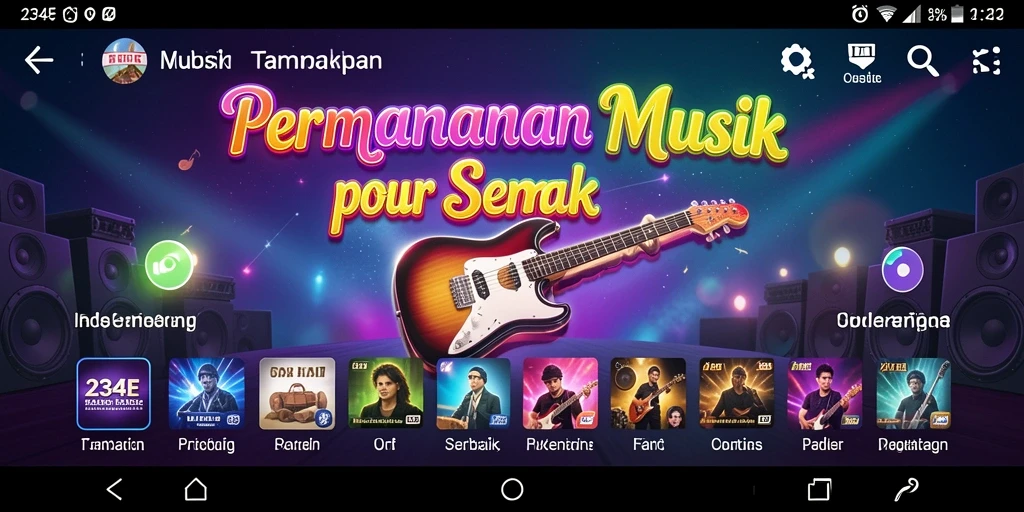 Tampilan gameplay 234E yang menarik dengan melodi seru.