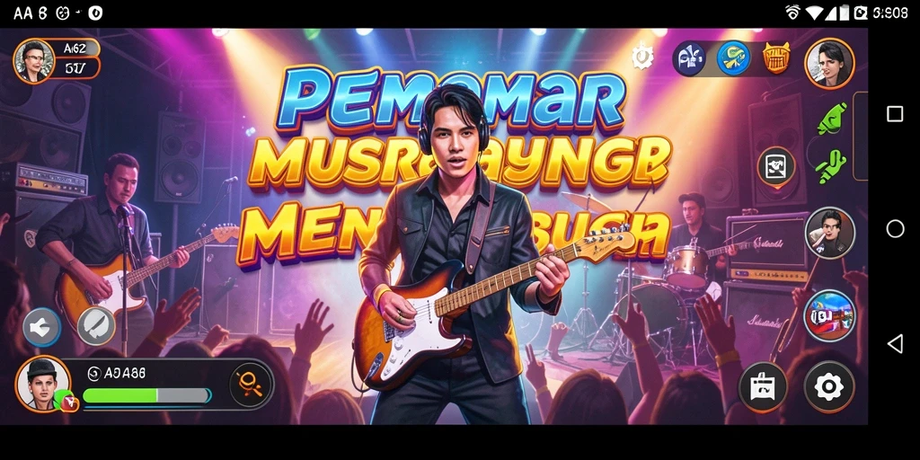 Tampilan gameplay AA62 yang penuh warna dan interaktif.