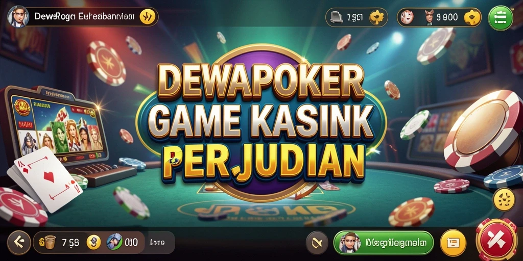 Tampilan gameplay DEWAPOKER yang mendebarkan dengan efek visual yang menakjubkan.