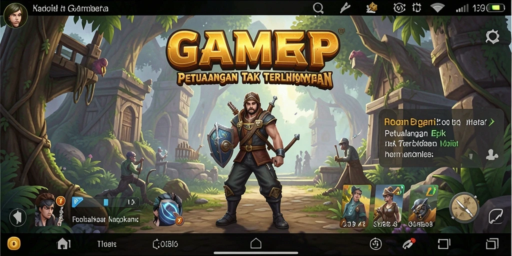 Tampilan gameplay <strong>GAMERP</strong> menampilkan petualangan seru dan grafik memukau.