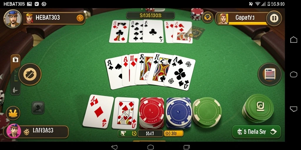 Tangkapan layar gamplay HEBAT303 dengan pemain yang antusias.
