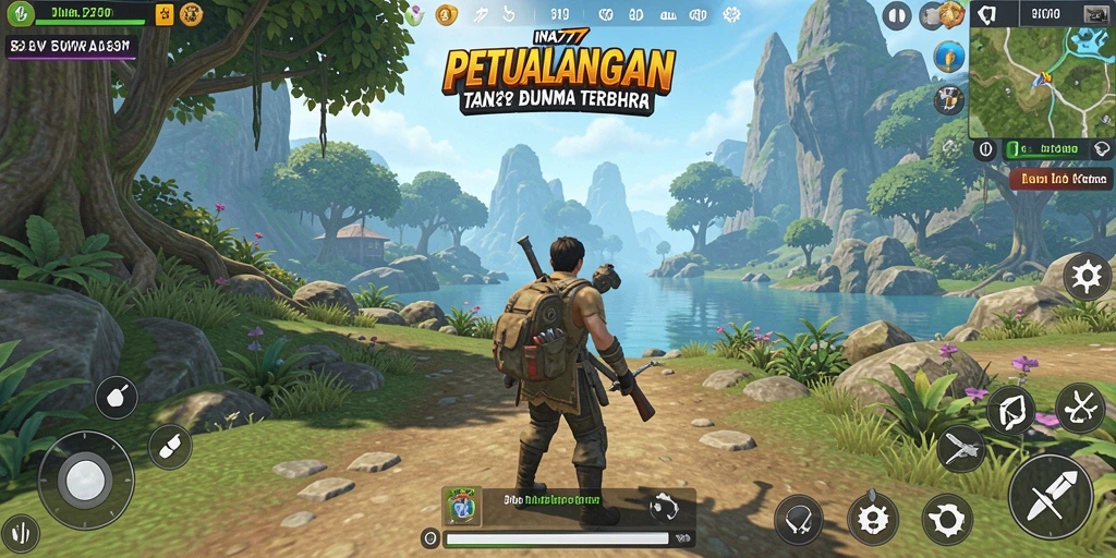 Tampilan gameplay Open World yang mengesankan dari INA777.