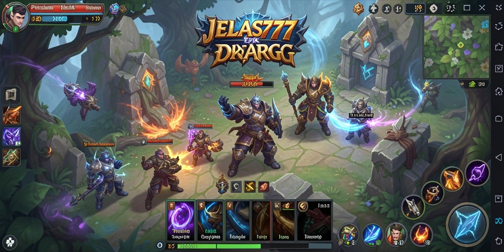 Tampilan gameplay JELAS777 yang penuh aksi dan seru.