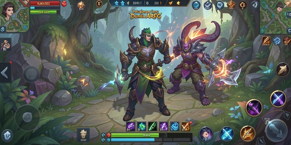 Tampilan gameplay seru KAKA303 dalam aksi ARPG yang mendebarkan.