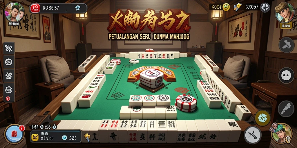 Tampilan gameplay KO857 yang seru dan menantang dalam permainan Mahjong.