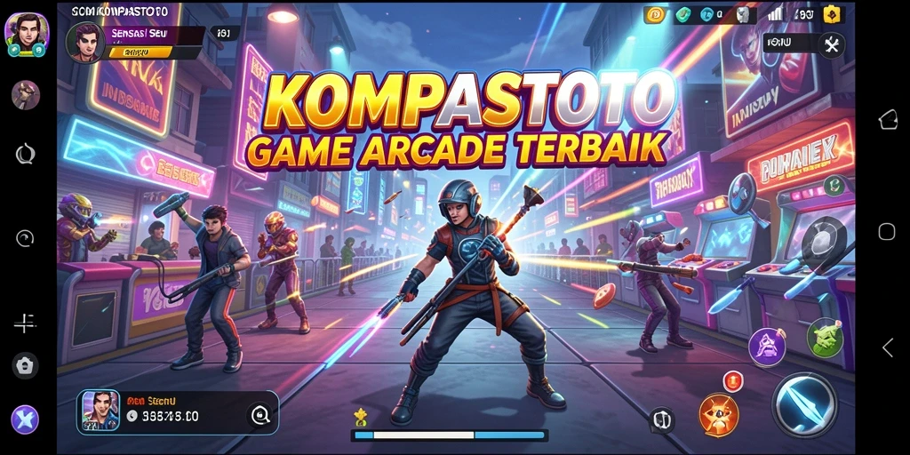 Tampilan gameplay seru dan menantang di KOMPASTOTO.