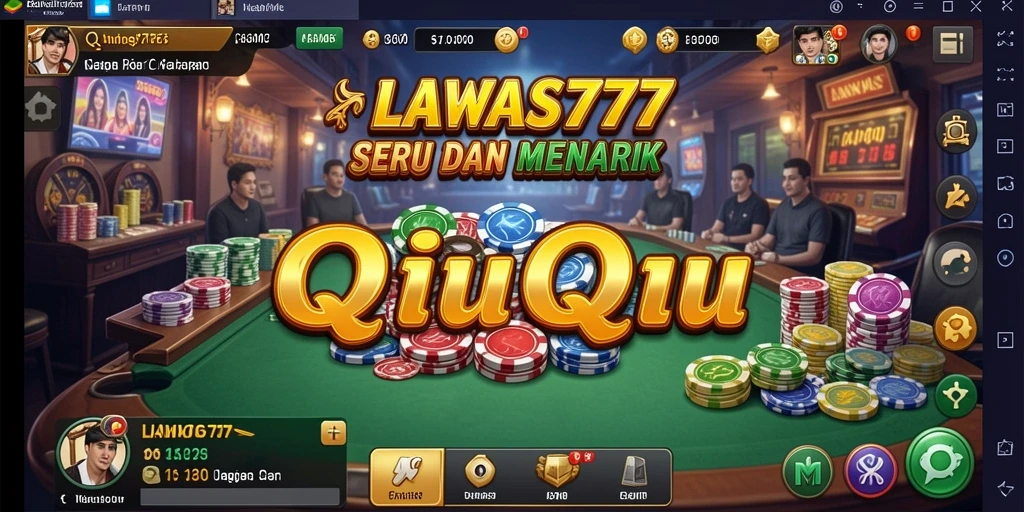 Tampilan gameplay QiuQiu yang menarik dan seru.