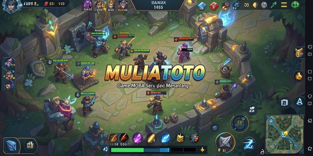 Gameplay seru MULIATOTO dengan pertarungan antar tim.