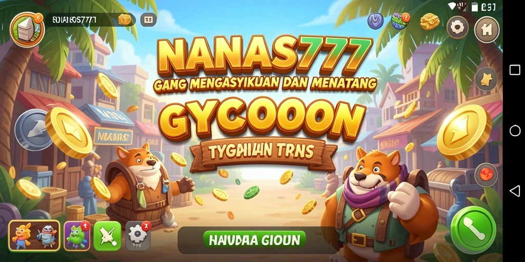 Tampilan gameplay NANAS777 yang penuh strategi Tycoon.