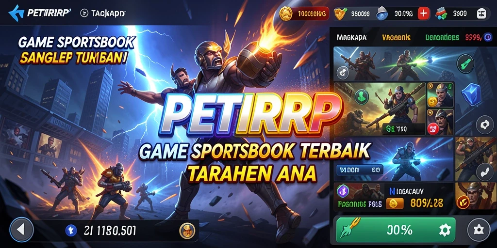 Tampilan antarmuka dan fitur taruhan dalam PETIRRP.