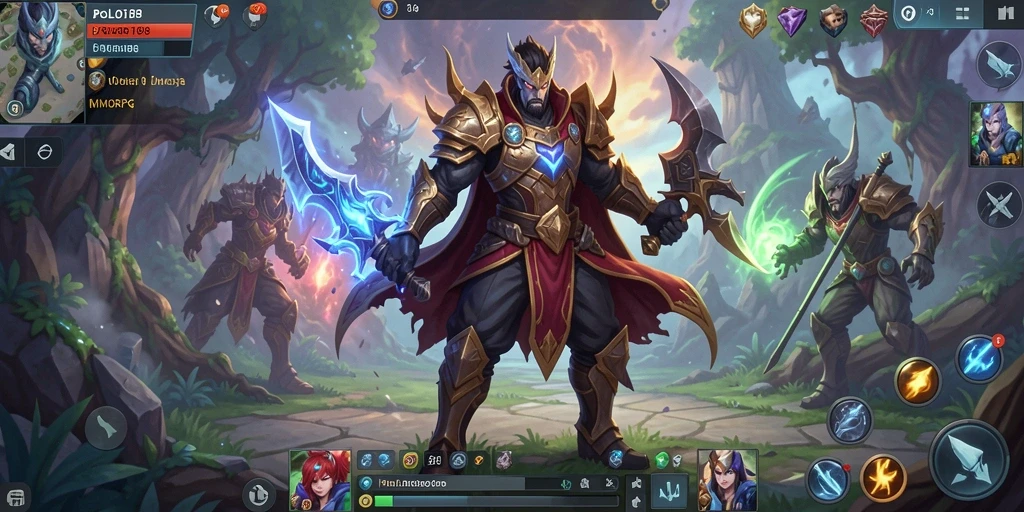 Tampilan spektakuler gameplay MMORPG POLO188 dengan aksi seru.