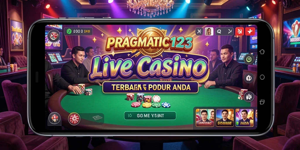 Tampilan gameplay seru di PRAGMATIC123 dengan dealer langsung.