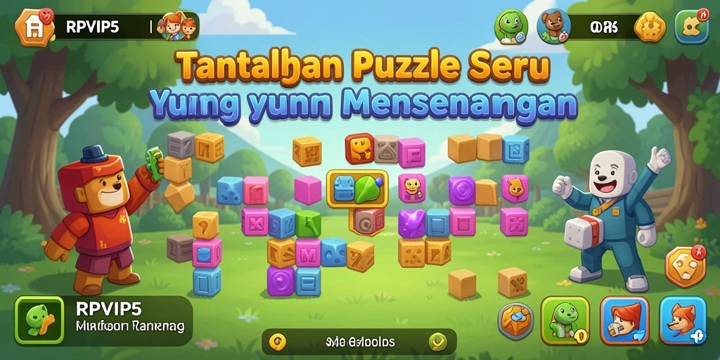 Tangkapan layar RPVIP5 menunjukkan gameplay Puzzle yang menantang dan menarik.