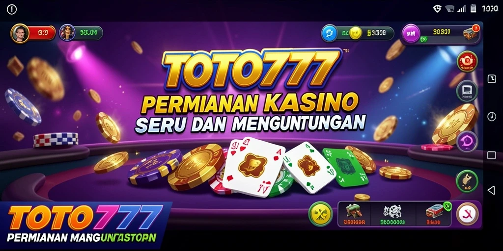 Tampilan gameplay menarik dari TOTO777 di kasino.